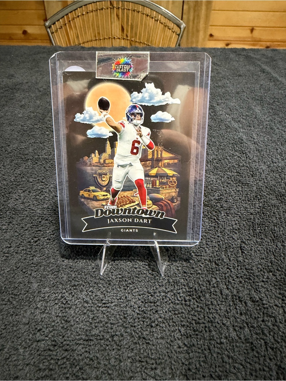Jaxson Dart  ‘From Downtown' Custom Football Card